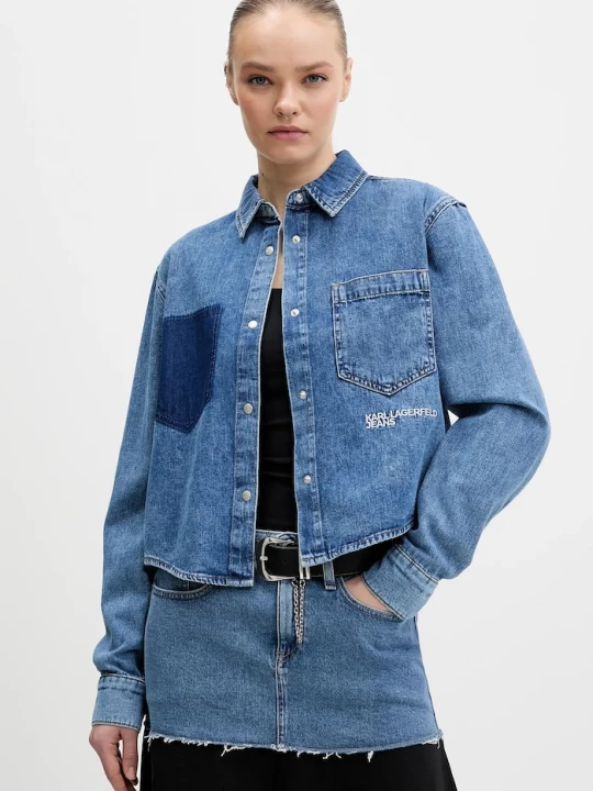 Obrázek produktu Karl Lagerfeld Jeans Džínová košile Karl Lagerfeld Jeans modrá