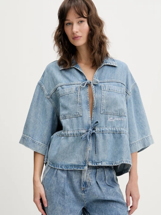 Obrázek produktu Karl Lagerfeld Jeans Džínová košile Karl Lagerfeld Jeans modrá