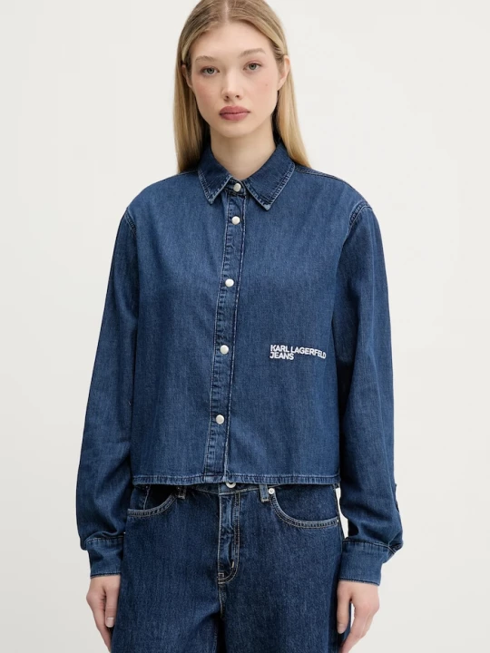 Obrázek produktu Karl Lagerfeld Jeans Džínová košile Karl Lagerfeld Jeans námořnická modř