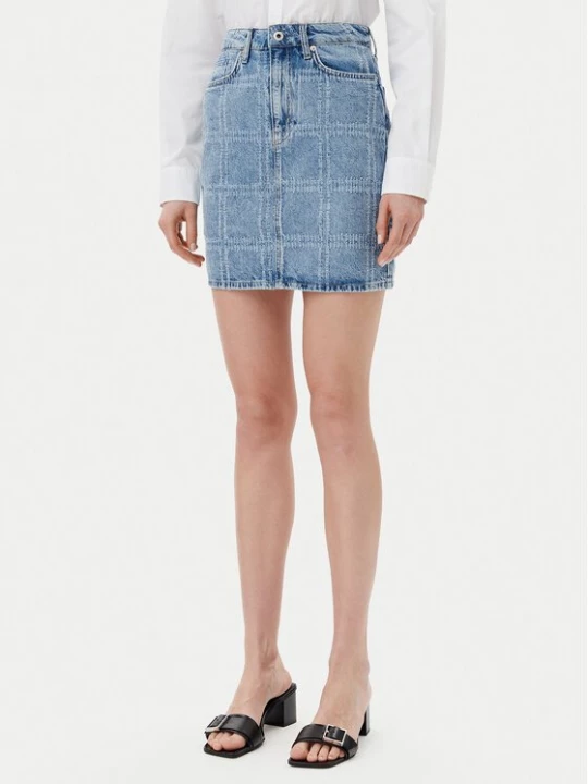 Obrázek produktu Karl Lagerfeld Jeans Džínová sukně A2W12013 Modrá Regular Fit