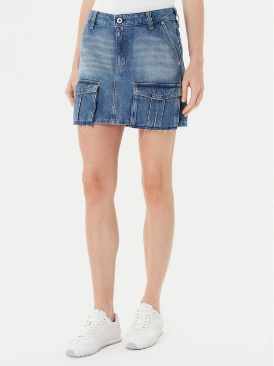 Obrázek produktu Karl Lagerfeld Jeans Džínová sukně A3W12008 Modrá Regular Fit