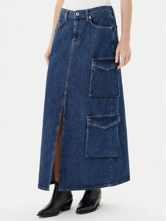 Obrázek produktu Karl Lagerfeld Jeans Džínová sukně A3W12011 Modrá Regular Fit