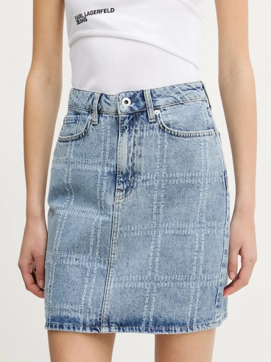 Obrázek produktu Karl Lagerfeld Jeans Džínová sukně Karl Lagerfeld Jeans modrá