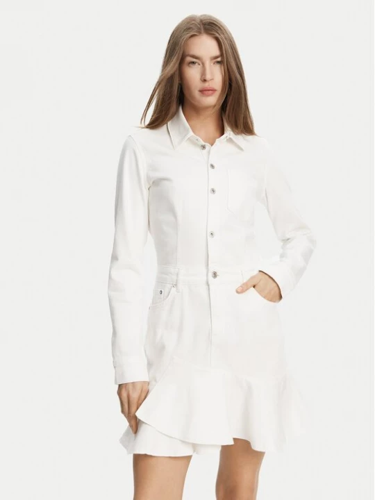 Obrázek produktu Karl Lagerfeld Jeans Džínové šaty A2W13046 Bílá Regular Fit
