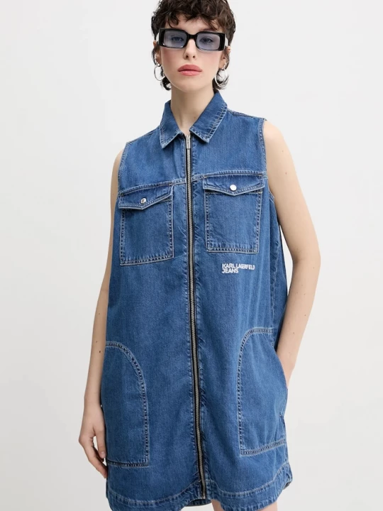 Obrázek produktu Karl Lagerfeld Jeans Džínové šaty Karl Lagerfeld Jeans modrá