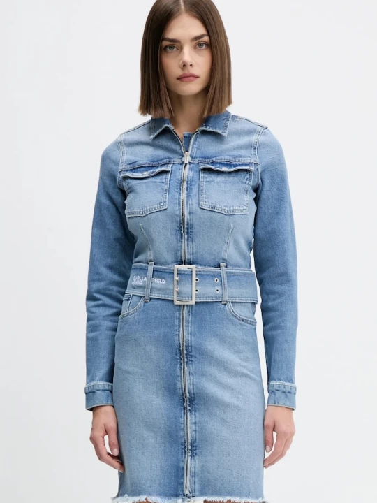 Obrázek produktu Karl Lagerfeld Jeans Džínové šaty Karl Lagerfeld Jeans modrá