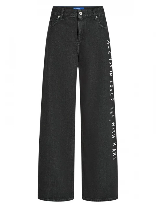 Obrázek produktu KARL LAGERFELD JEANS Džíny ' KLJ X Pietro Terzini' černá / bílá