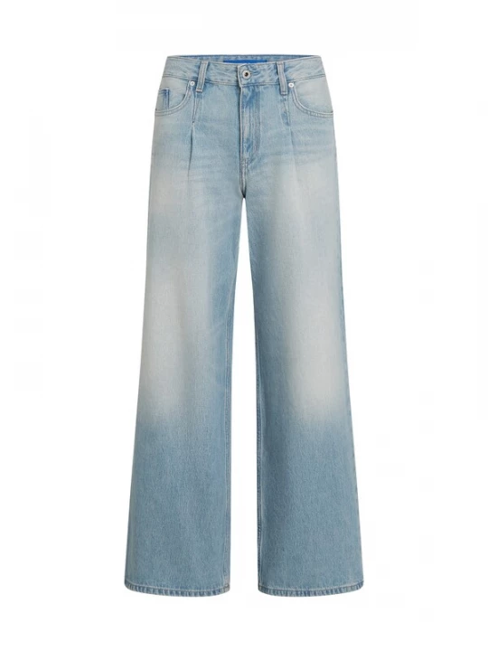 Obrázek produktu KARL LAGERFELD JEANS Džíny se sklady v pase modrá džínovina
