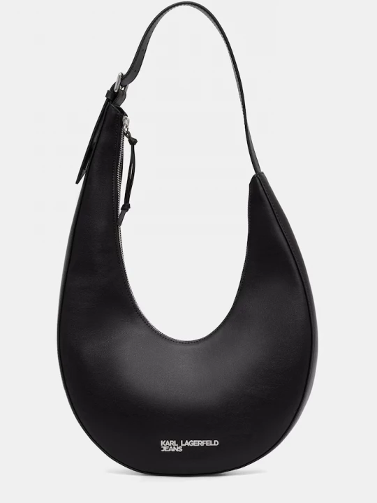 Obrázek produktu Karl Lagerfeld Jeans hobo kabelka dámská kožená černá
