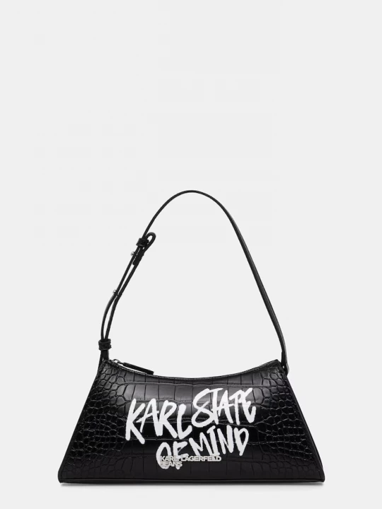 Obrázek produktu Karl Lagerfeld Jeans hobo kabelka dámská z imitace kůže černá