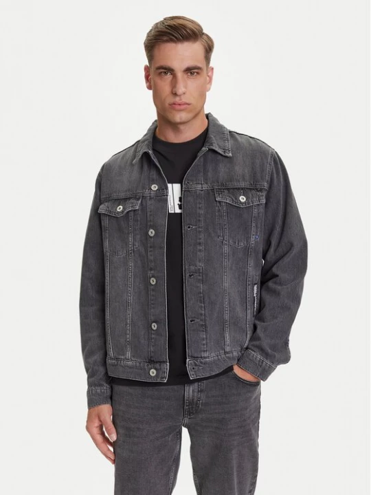 Obrázek produktu Karl Lagerfeld Jeans Jeansová bunda A3M14062 Šedá Regular Fit