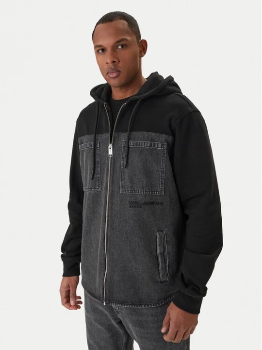 Obrázek produktu Karl Lagerfeld Jeans Jeansová bunda B1M14044 Šedá Regular Fit