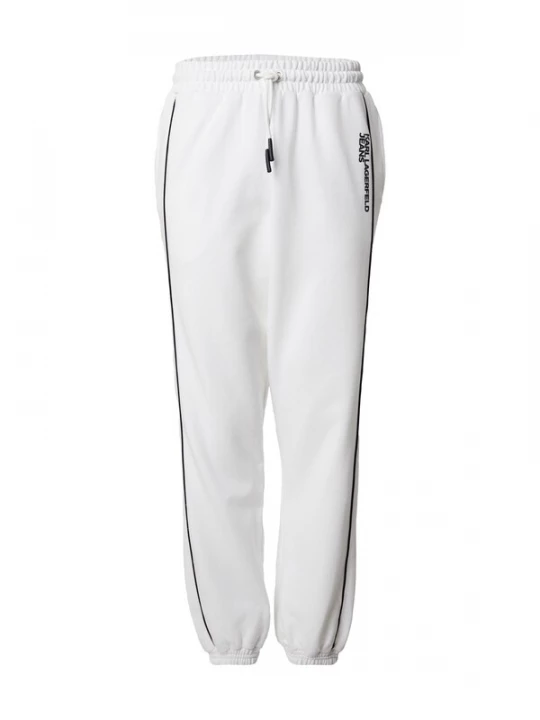 Obrázek produktu KARL LAGERFELD JEANS Kalhoty černá / bílá