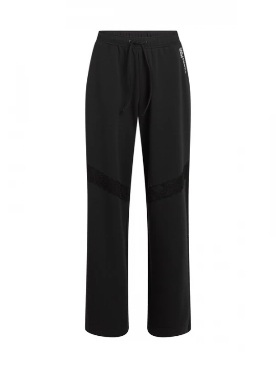 Obrázek produktu KARL LAGERFELD JEANS Kalhoty černá / bílá