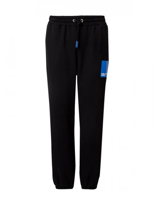 Obrázek produktu KARL LAGERFELD JEANS Kalhoty modrá / černá / bílá