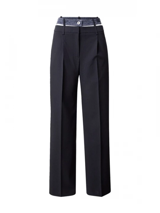 Obrázek produktu KARL LAGERFELD JEANS Kalhoty s puky černá