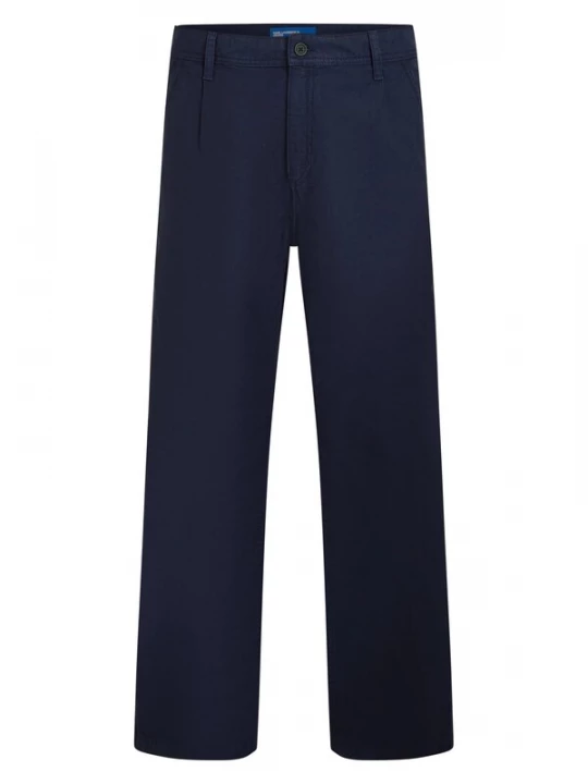 Obrázek produktu KARL LAGERFELD JEANS Kalhoty se sklady v pase tmavě modrá