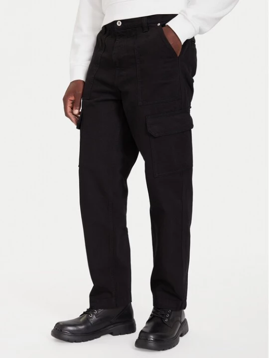 Obrázek produktu Karl Lagerfeld Jeans Kalhoty z materiálu A4M10100 Černá Regular Fit
