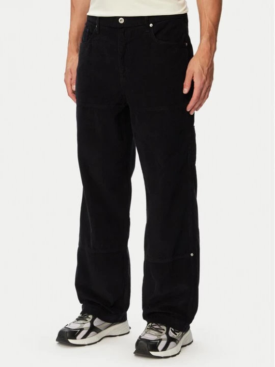 Obrázek produktu Karl Lagerfeld Jeans Kalhoty z materiálu B3M10017 Černá Relaxed Fit