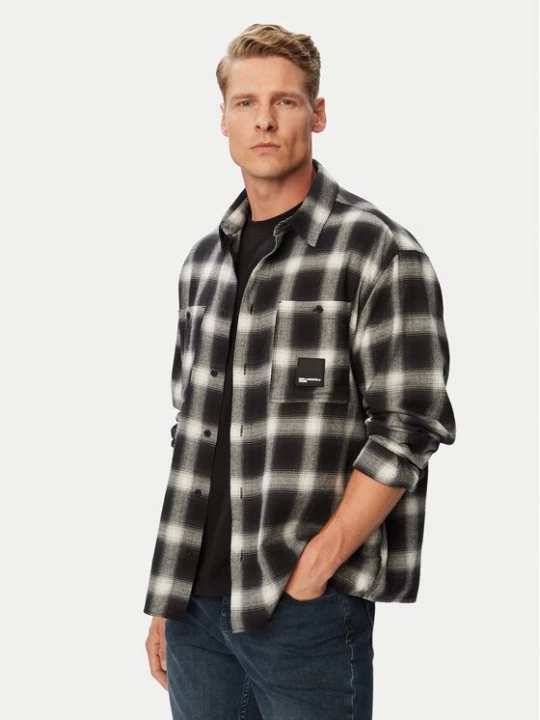 Obrázek produktu Karl Lagerfeld Jeans Košile B3M16025 Černá Relaxed Fit