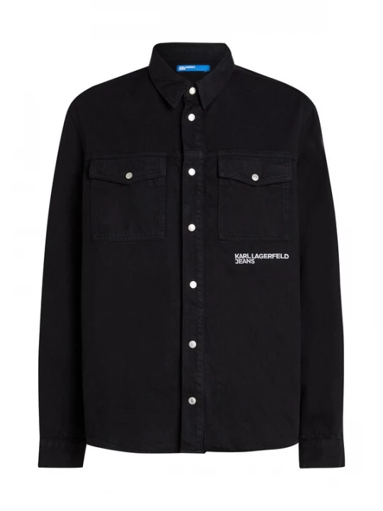 Obrázek produktu KARL LAGERFELD JEANS Košile černá / bílá