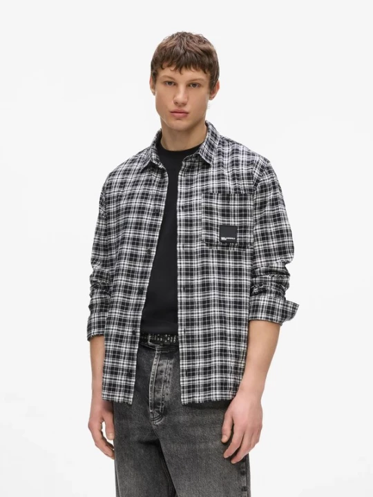 Obrázek produktu KARL LAGERFELD JEANS Košile černá / bílá