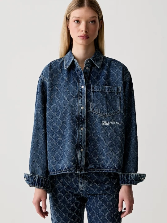Obrázek produktu Karl Lagerfeld Jeans košile dámská džínová modrá
