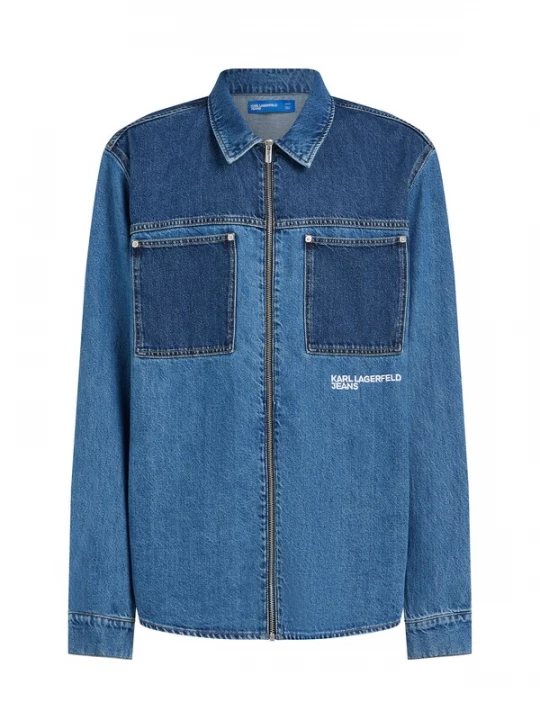 Obrázek produktu KARL LAGERFELD JEANS Košile modrá džínovina / tmavě modrá / bílá