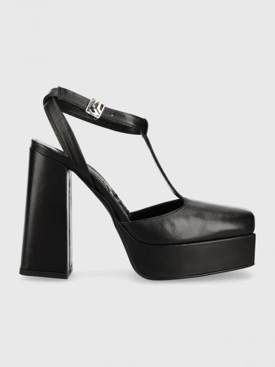 Obrázek produktu Karl Lagerfeld Jeans Kožené lodičky Karl Lagerfeld Jeans SOIREE PLATFORM KLJ černá
