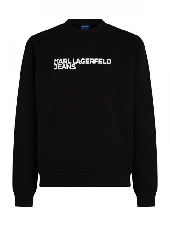 Obrázek produktu KARL LAGERFELD JEANS Mikina  černá / bílá