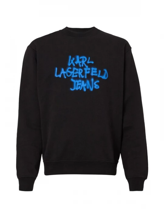 Obrázek produktu KARL LAGERFELD JEANS Mikina modrá / černá