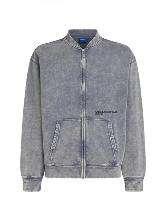 Obrázek produktu KARL LAGERFELD JEANS Mikina šedá / světle šedá / černá džínovina