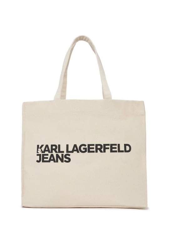 Obrázek produktu KARL LAGERFELD JEANS Nákupní taška  béžová / černá