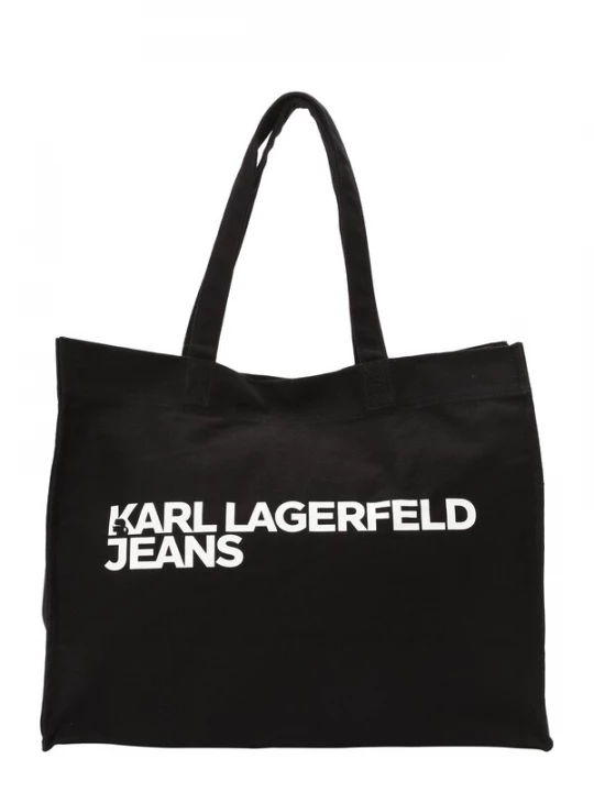 Obrázek produktu KARL LAGERFELD JEANS Nákupní taška černá / bílá