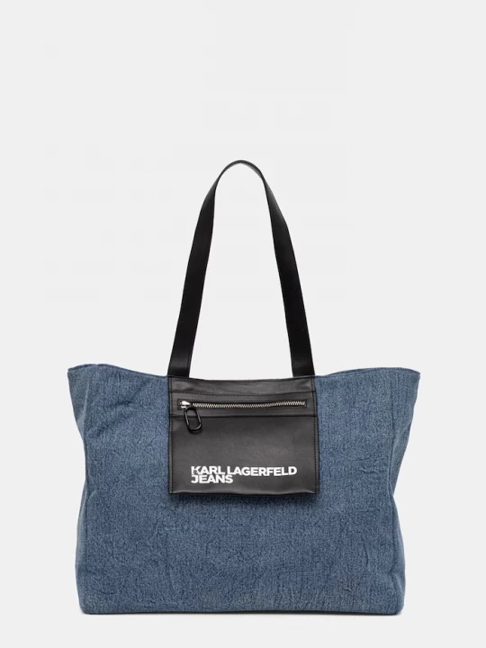 Obrázek produktu Karl Lagerfeld Jeans nákupní taška dámská bavlněná modrá
