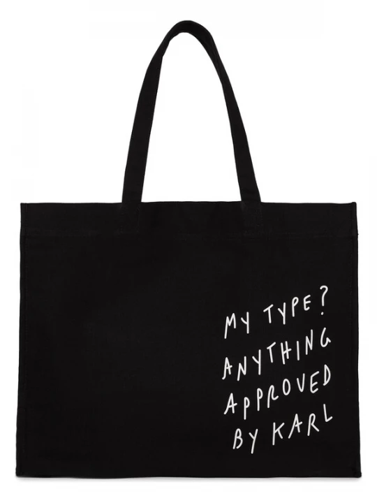Obrázek produktu KARL LAGERFELD JEANS Nákupní taška 'KLJ X Pietro Terzini' světlemodrá / černá / bílá