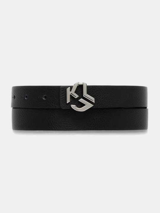Obrázek produktu Karl Lagerfeld Jeans Oboustranný kožený pásek Karl Lagerfeld Jeans černá
