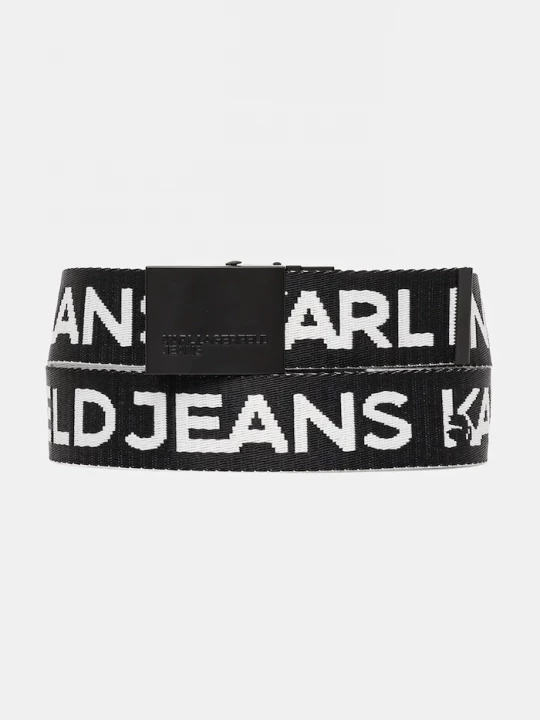 Obrázek produktu Karl Lagerfeld Jeans oboustranný pásek bílá