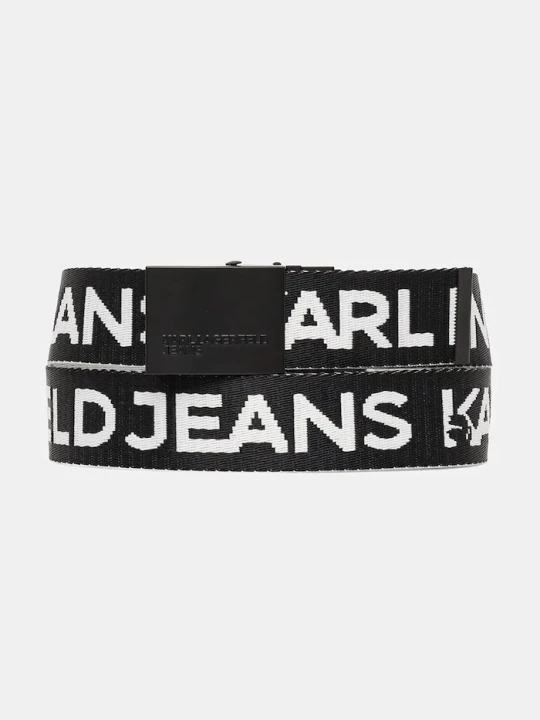 Obrázek produktu Karl Lagerfeld Jeans oboustranný pásek bílá