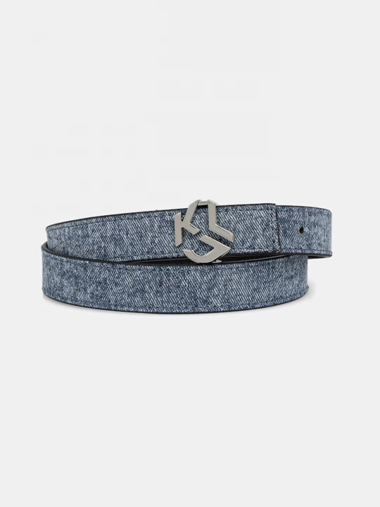 Obrázek produktu Karl Lagerfeld Jeans oboustranný pásek modrá
