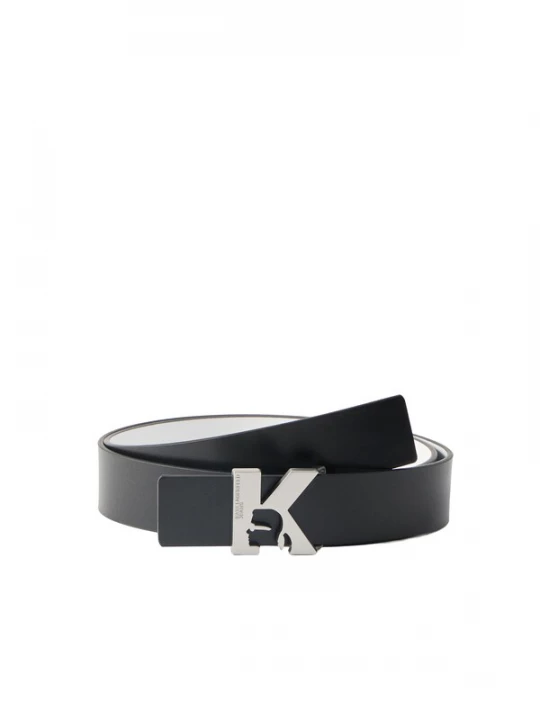 Obrázek produktu KARL LAGERFELD JEANS Opasek černá / bílá