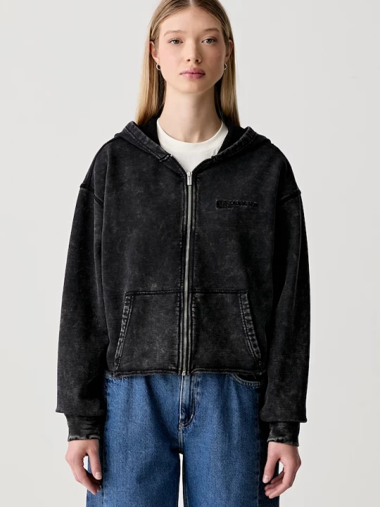 Obrázek produktu Karl Lagerfeld Jeans oversize mikina dámská bavlněná černá