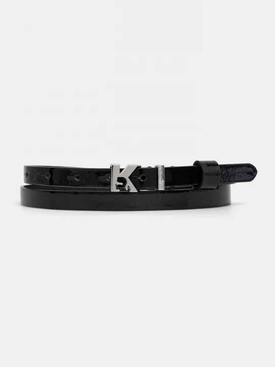 Obrázek produktu Karl Lagerfeld Jeans pásek dámský kožený černá