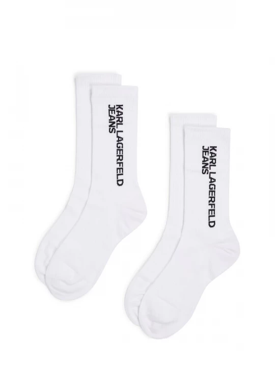 Obrázek produktu KARL LAGERFELD JEANS Ponožky černá / bílá