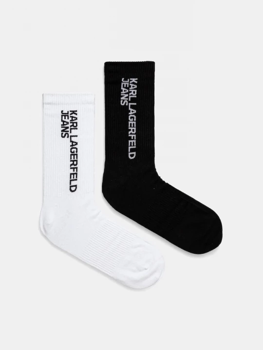 Obrázek produktu Karl Lagerfeld Jeans Ponožky Karl Lagerfeld Jeans 2-pack bílá
