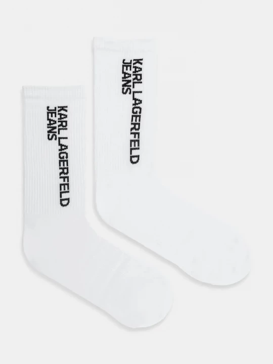 Obrázek produktu Karl Lagerfeld Jeans Ponožky Karl Lagerfeld Jeans 2-pack bílá