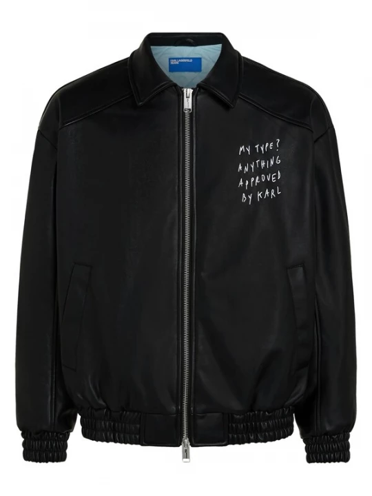 Obrázek produktu KARL LAGERFELD JEANS Přechodná bunda 'KLJ X Pietro Terzini' černá / offwhite