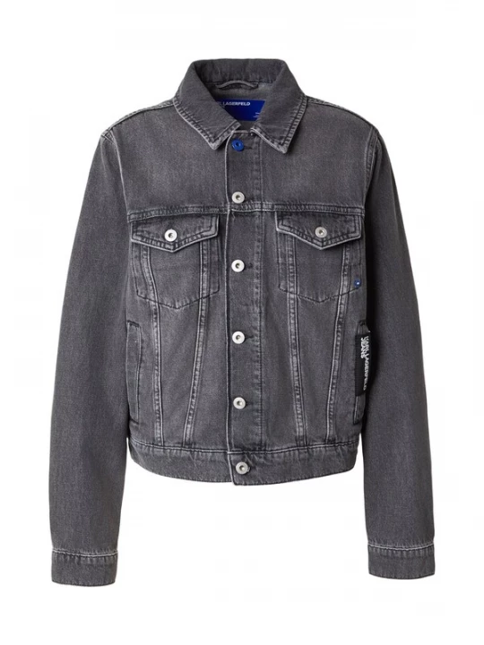 Obrázek produktu KARL LAGERFELD JEANS Přechodná bunda šedá džínová