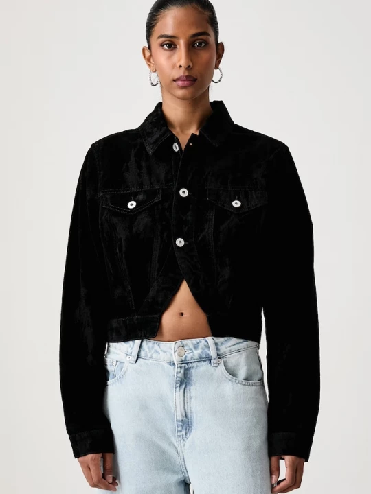Obrázek produktu Karl Lagerfeld Jeans přechodová bunda dámská džínová černá