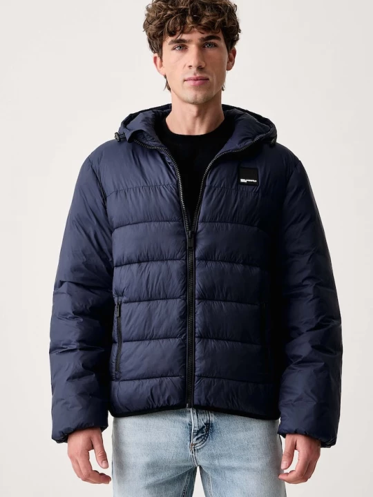 Obrázek produktu Karl Lagerfeld Jeans prošívaná bunda pánská námořnická modř
